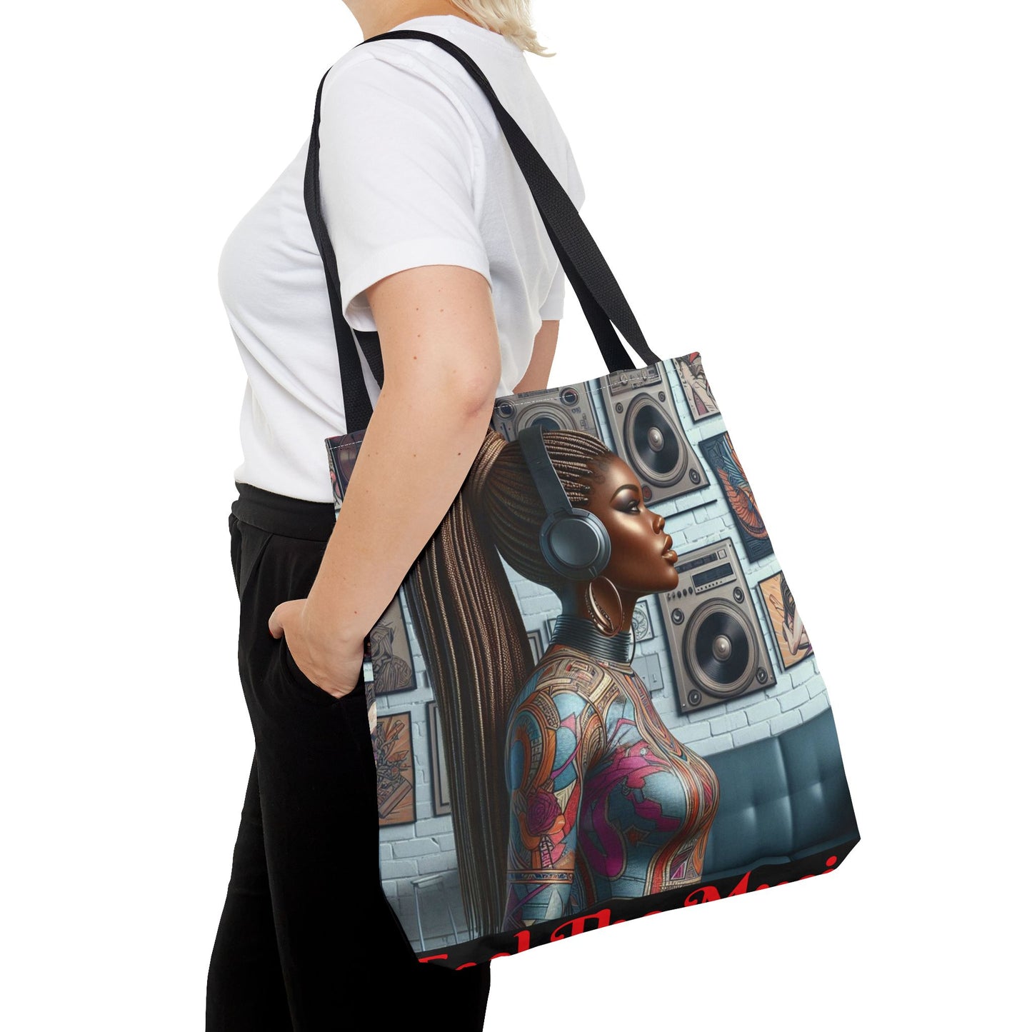 Feel The Music Tote Bag (AOP) #FM19
