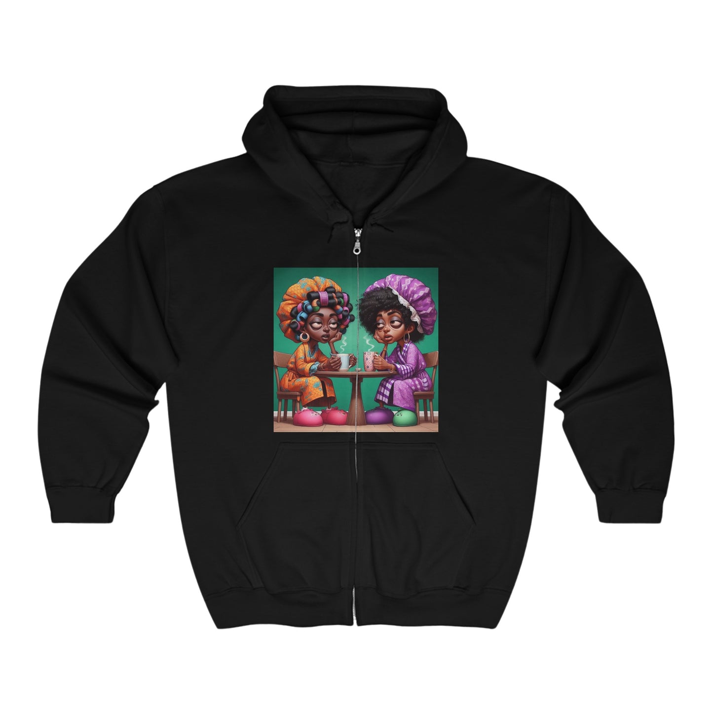 Monday Vibes Unisex Heavy Blend™ Full Zip Hooded Sweatshirt #MV5