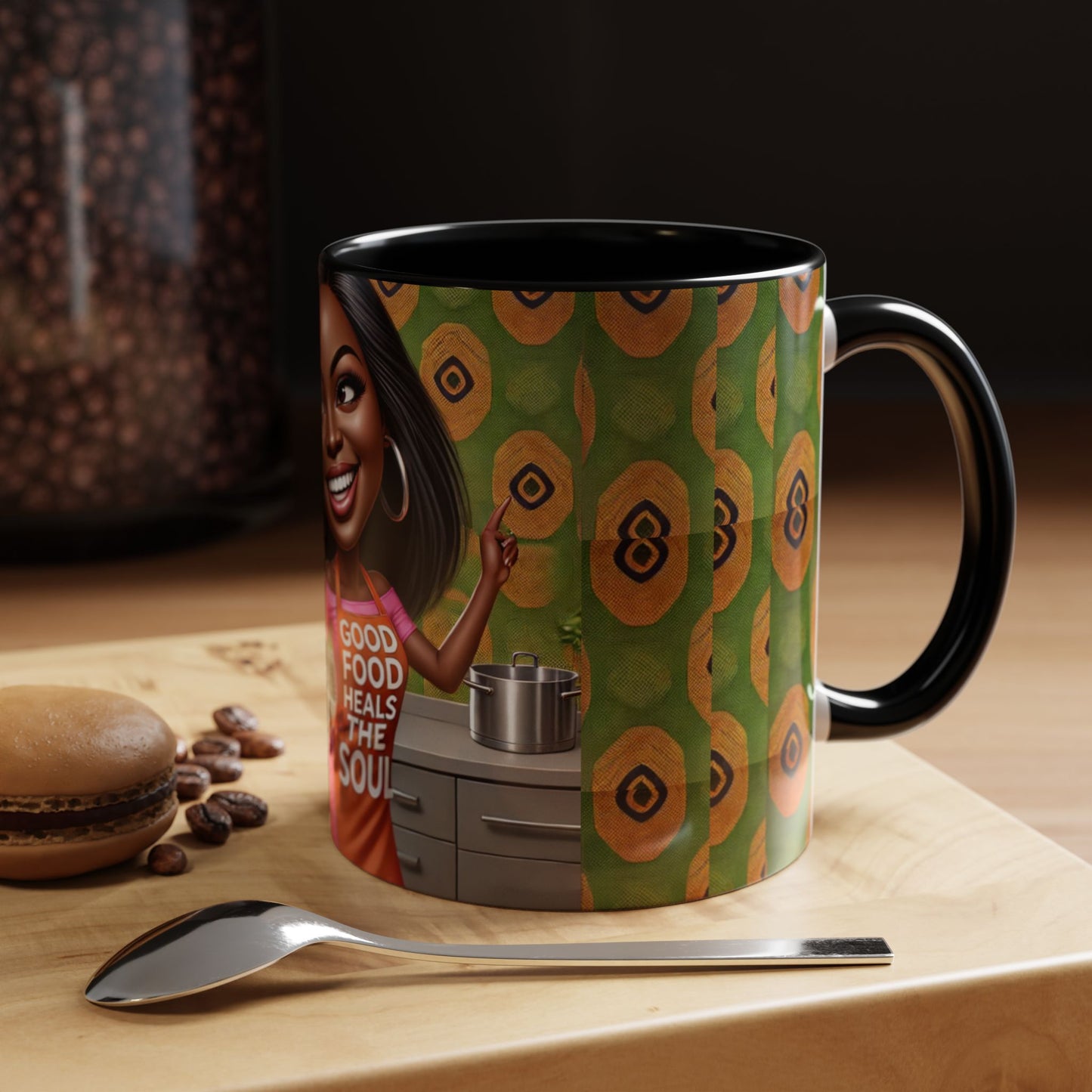 Soulful Bites and Kitchen Delights Accent Coffee Mug (11, 15oz) #SBKD1