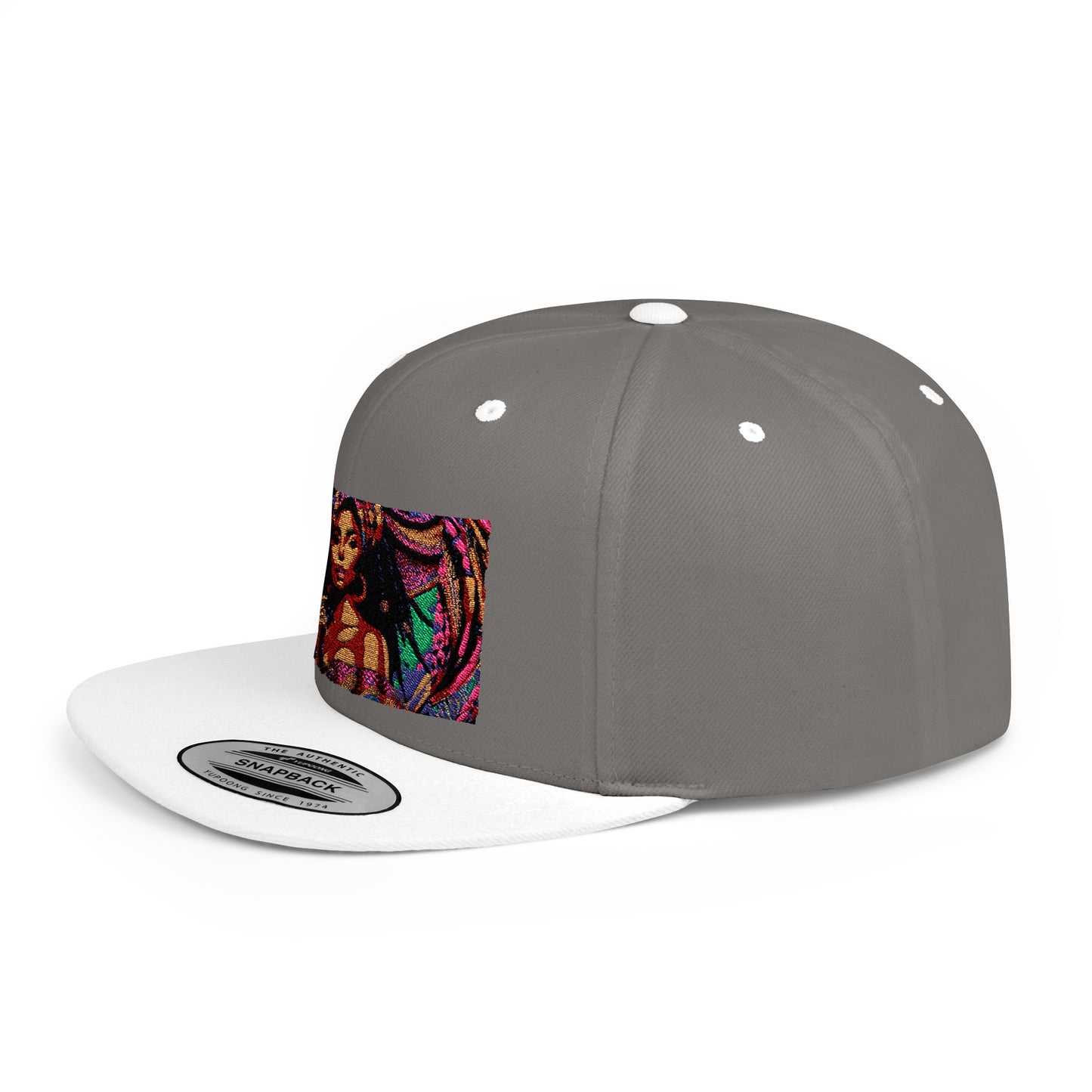 Divinity Luxury Flat Bill Snapback Hat - Bold Statement Headwear #DL1