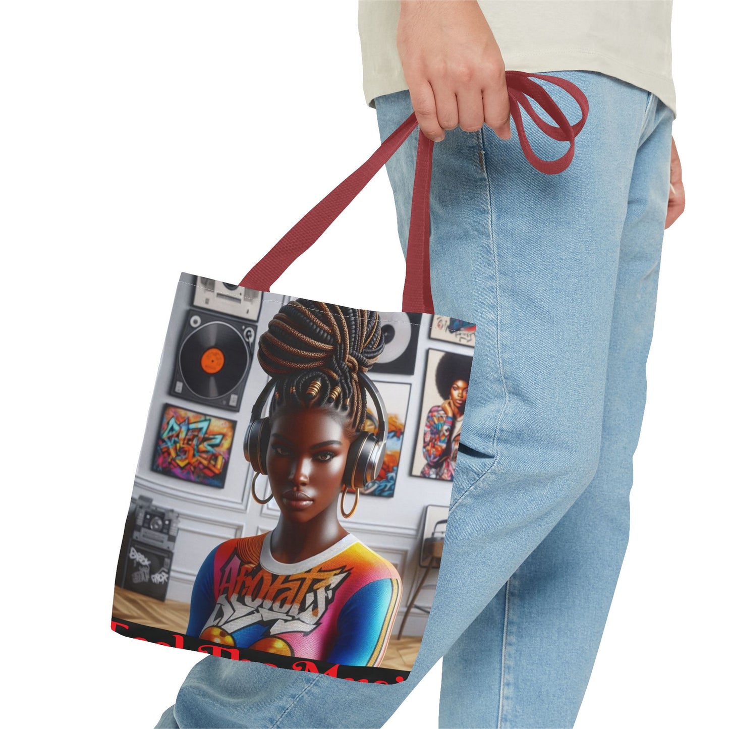 Feel The Music Tote Bag (AOP) #FM17