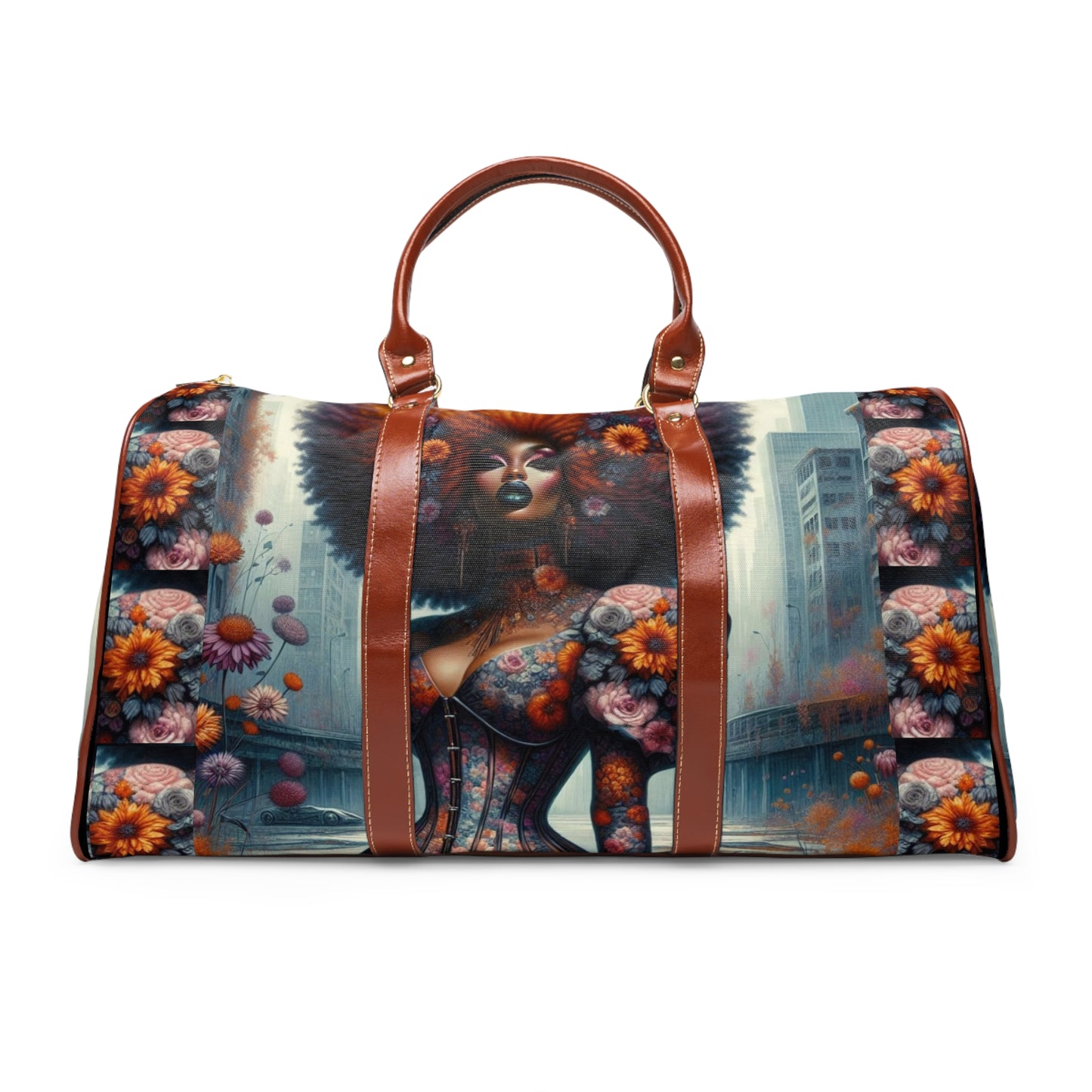 Afrocentric Beauty Luxury Waterproof Travel Bag #AB3