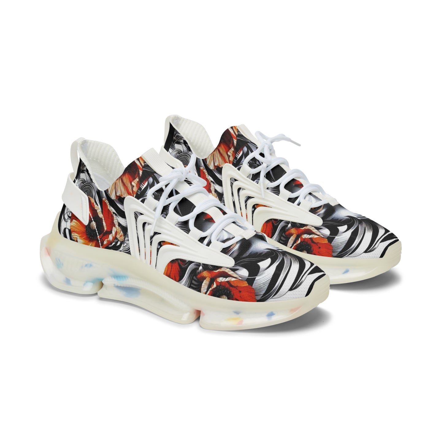 Zebra Fantasy Women's Mesh Sneakers #ZF36
