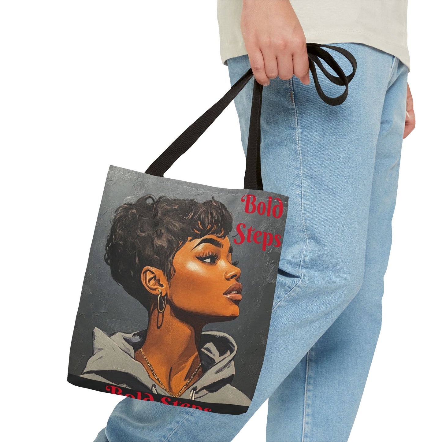Bold Steps Tote Bag (AOP) #T11