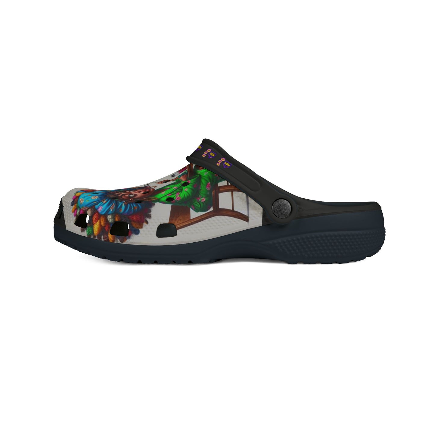 Monday Vibes EVA Foam Rubber Shoes (AOP) #MV7