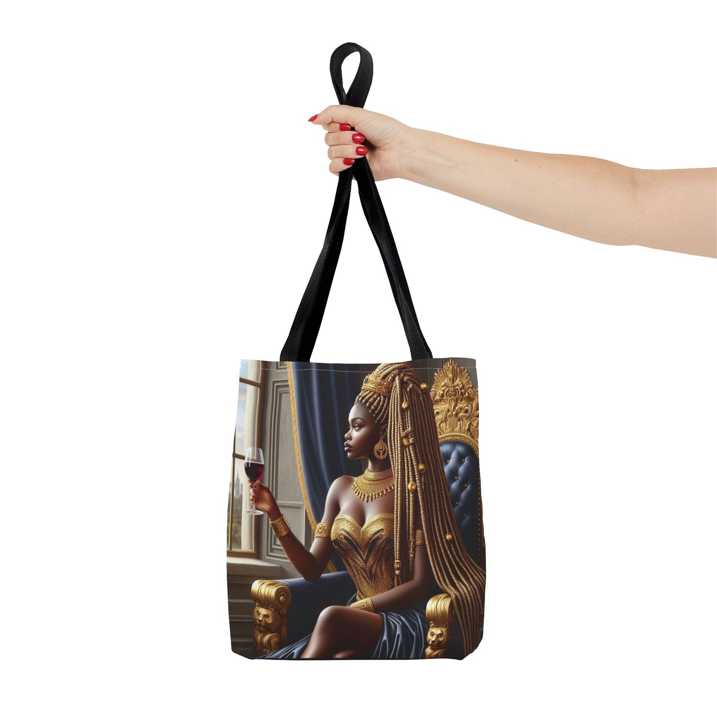 Sitting Queen Tote Bag (AOP) #T6