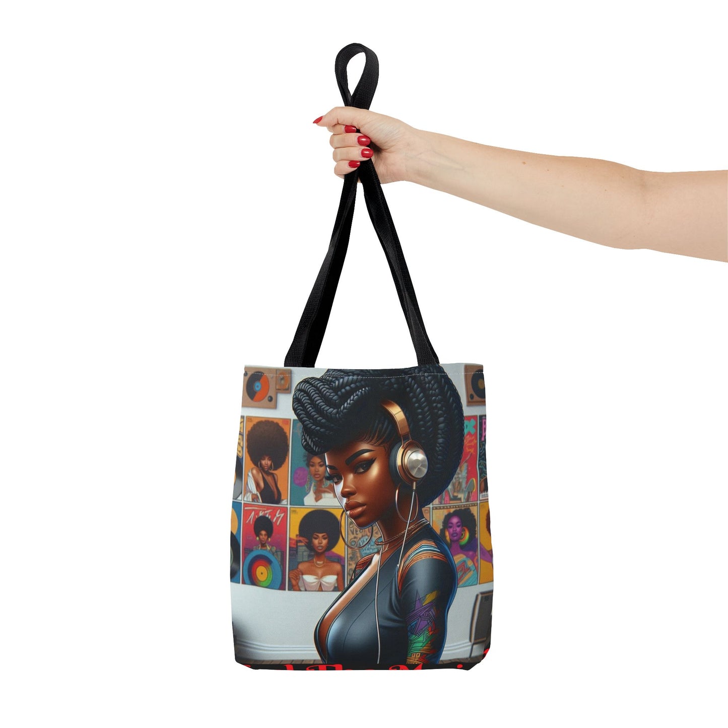 Feel The Music Tote Bag (AOP) #FM8
