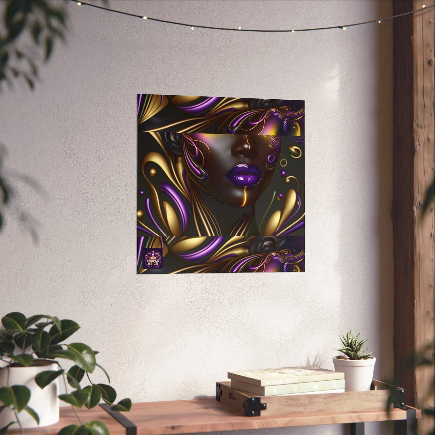 Purrple Reign Matte Vertical Posters #PR7