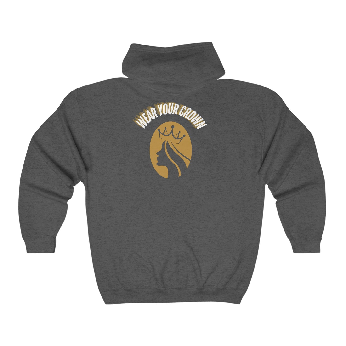 Wear Your Crown Unisex Heavy Blend™ Full Zip Hooded Sweatshirt #23U