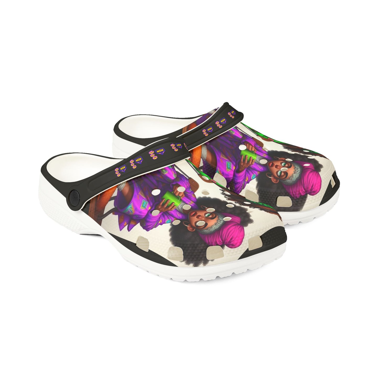 Monday Vibes EVA Foam Rubber Shoes (AOP) #MV3