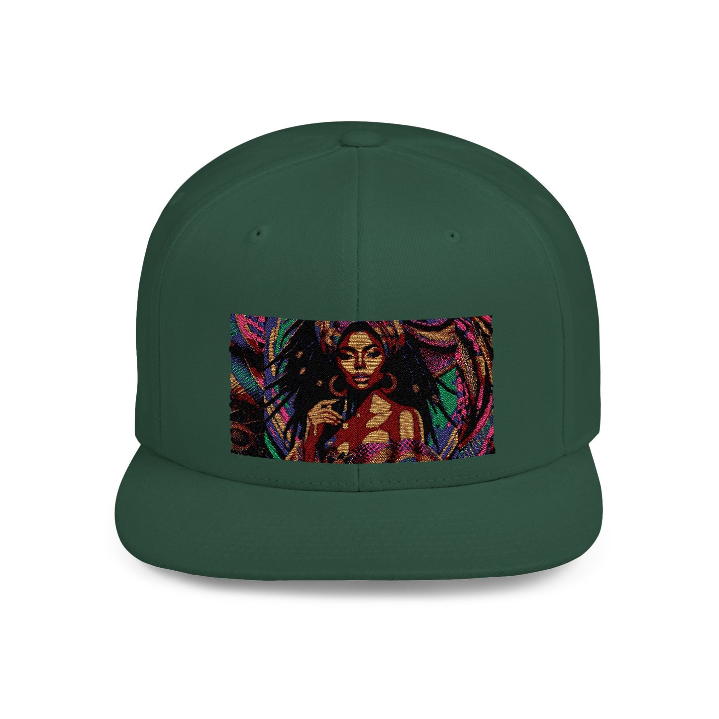 Divinity Luxury Flat Bill Snapback Hat - Bold Statement Headwear #DL1