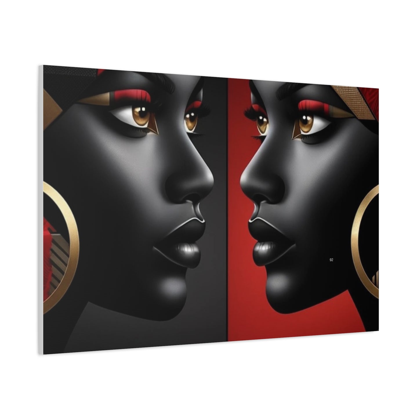 Dual Faced Matte Canvas, Stretched, 1.25" #DF1