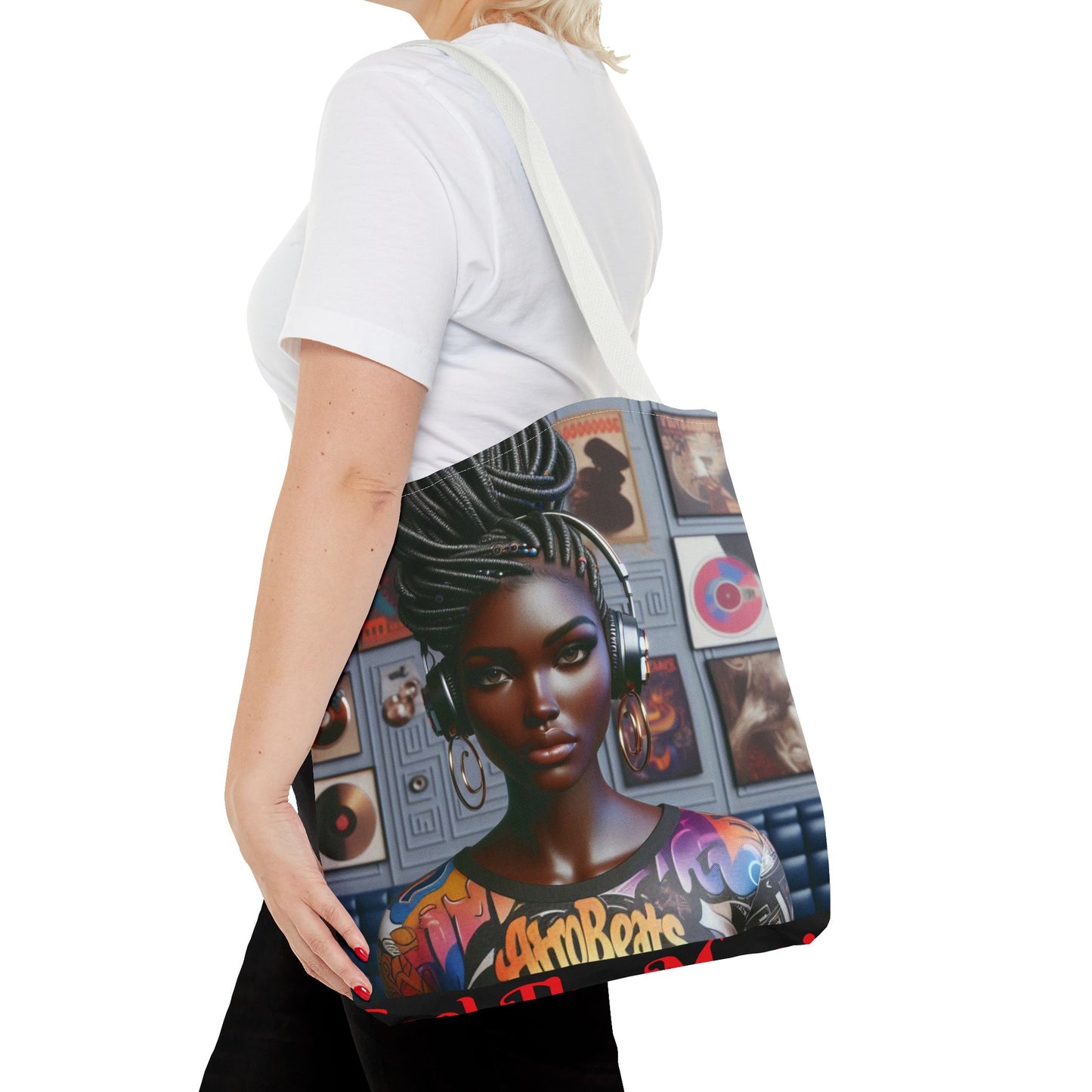 Feel The Music Tote Bag (AOP) #FM15