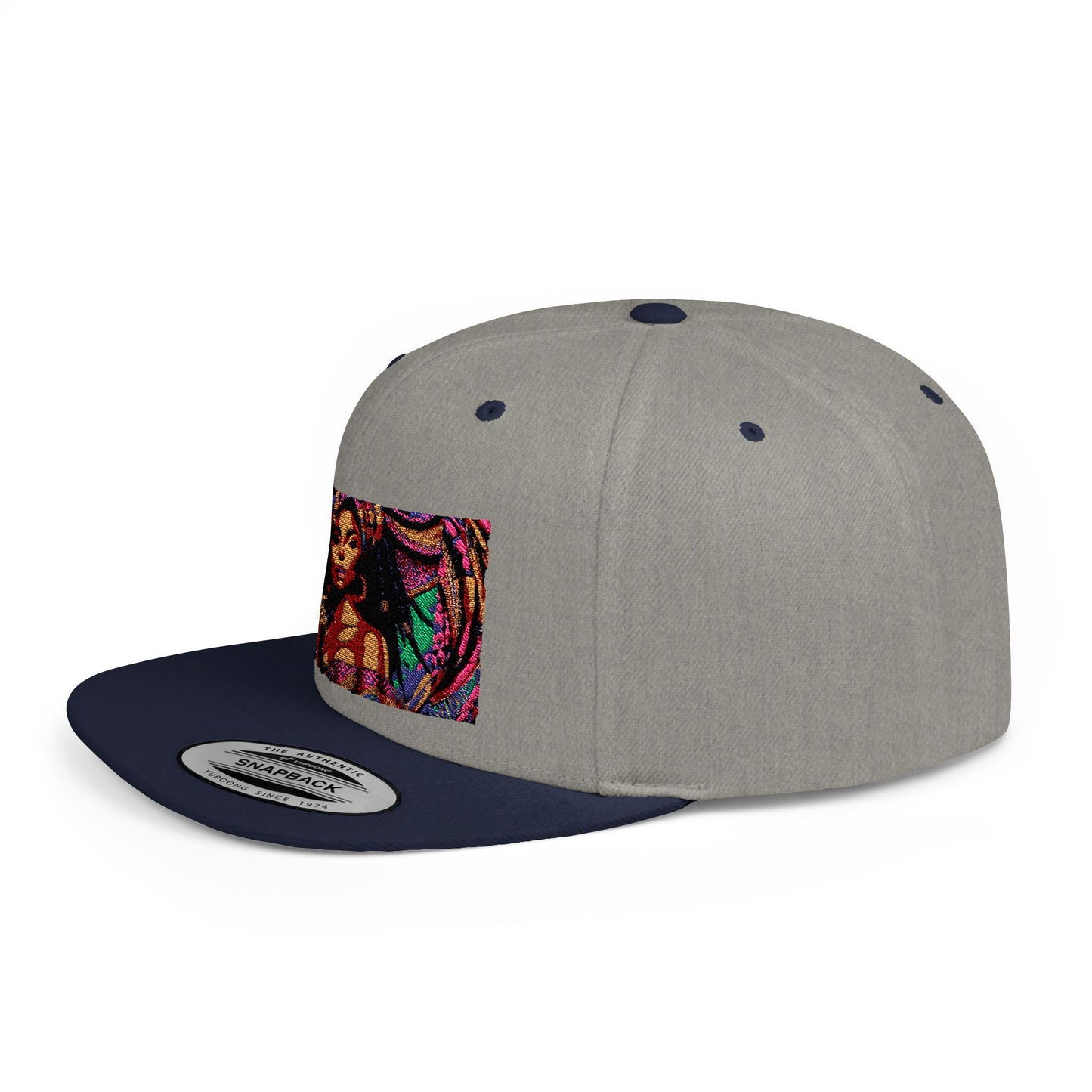 Divinity Luxury Flat Bill Snapback Hat - Bold Statement Headwear #DL1