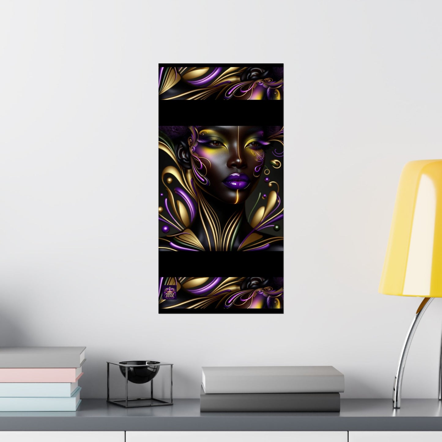 Purrple Reign Matte Vertical Posters #PR7