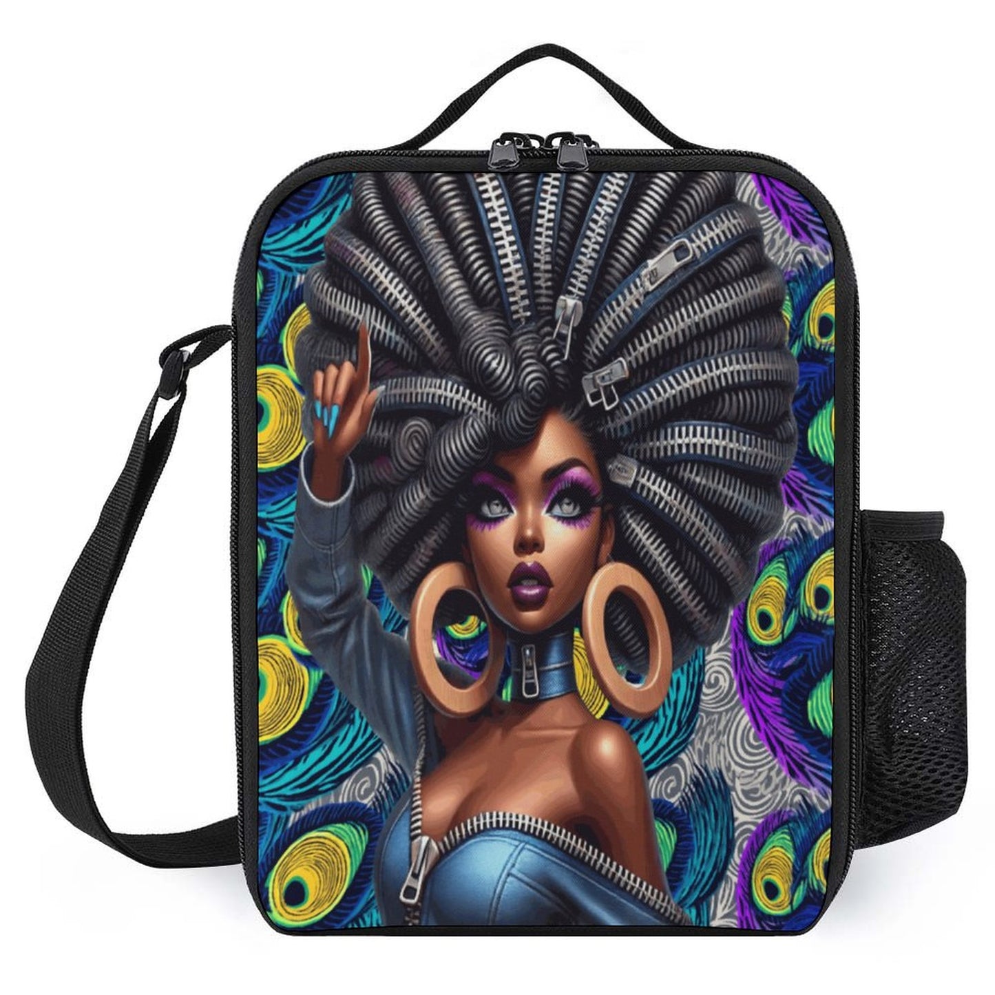 Insulated Lunch Bag with 600D Polyester