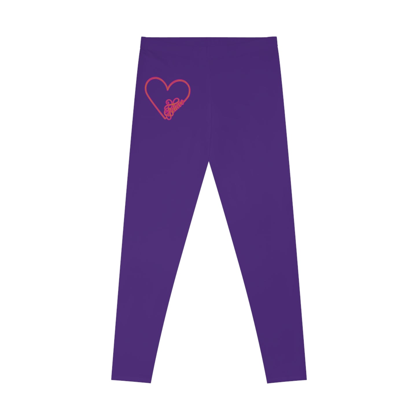 Believe Stretchy Leggings (AOP) #G.3