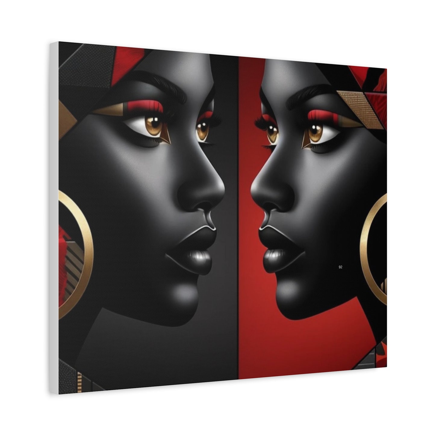 Dual Faced Matte Canvas, Stretched, 1.25" #DF1