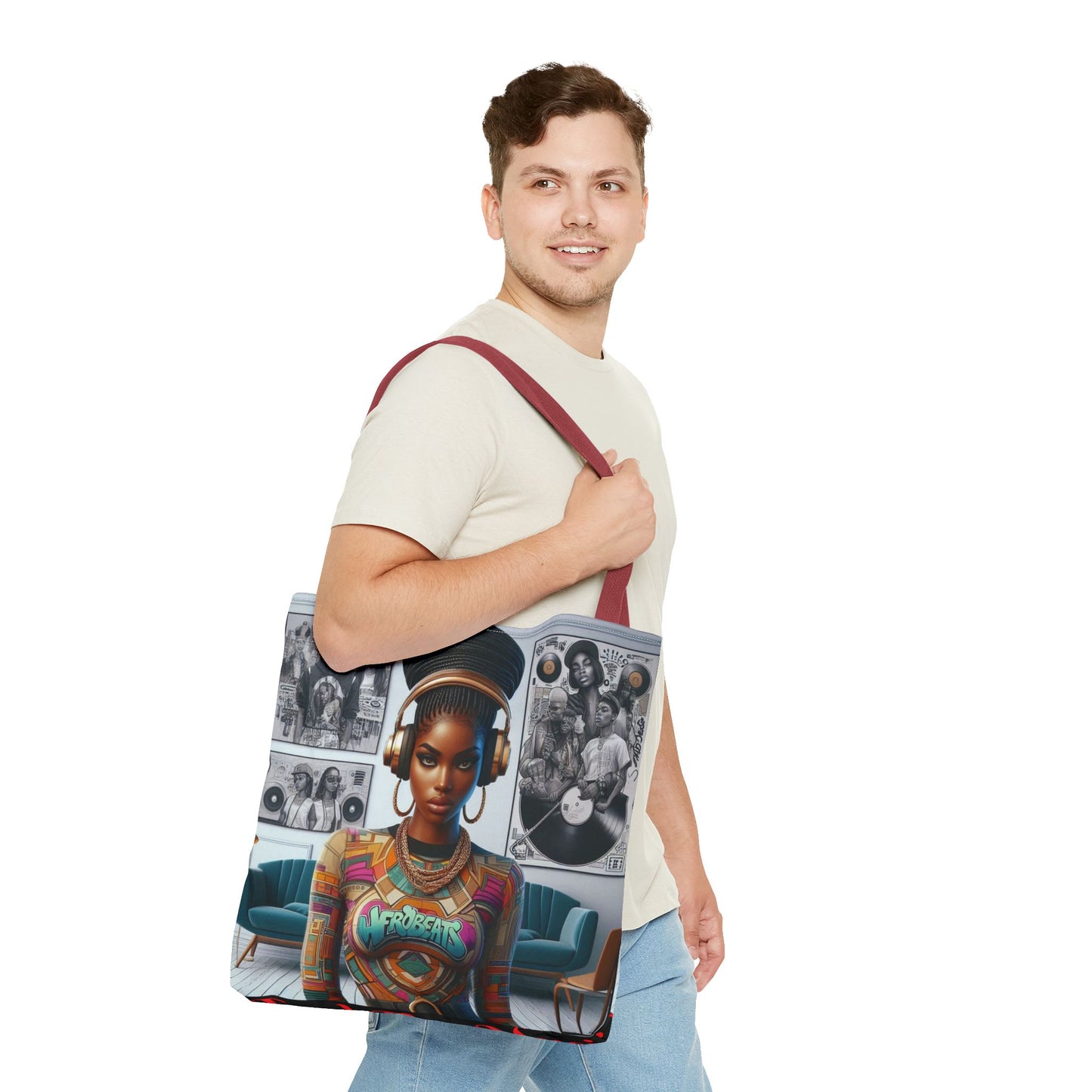 Feel The Music Tote Bag (AOP) #FM13