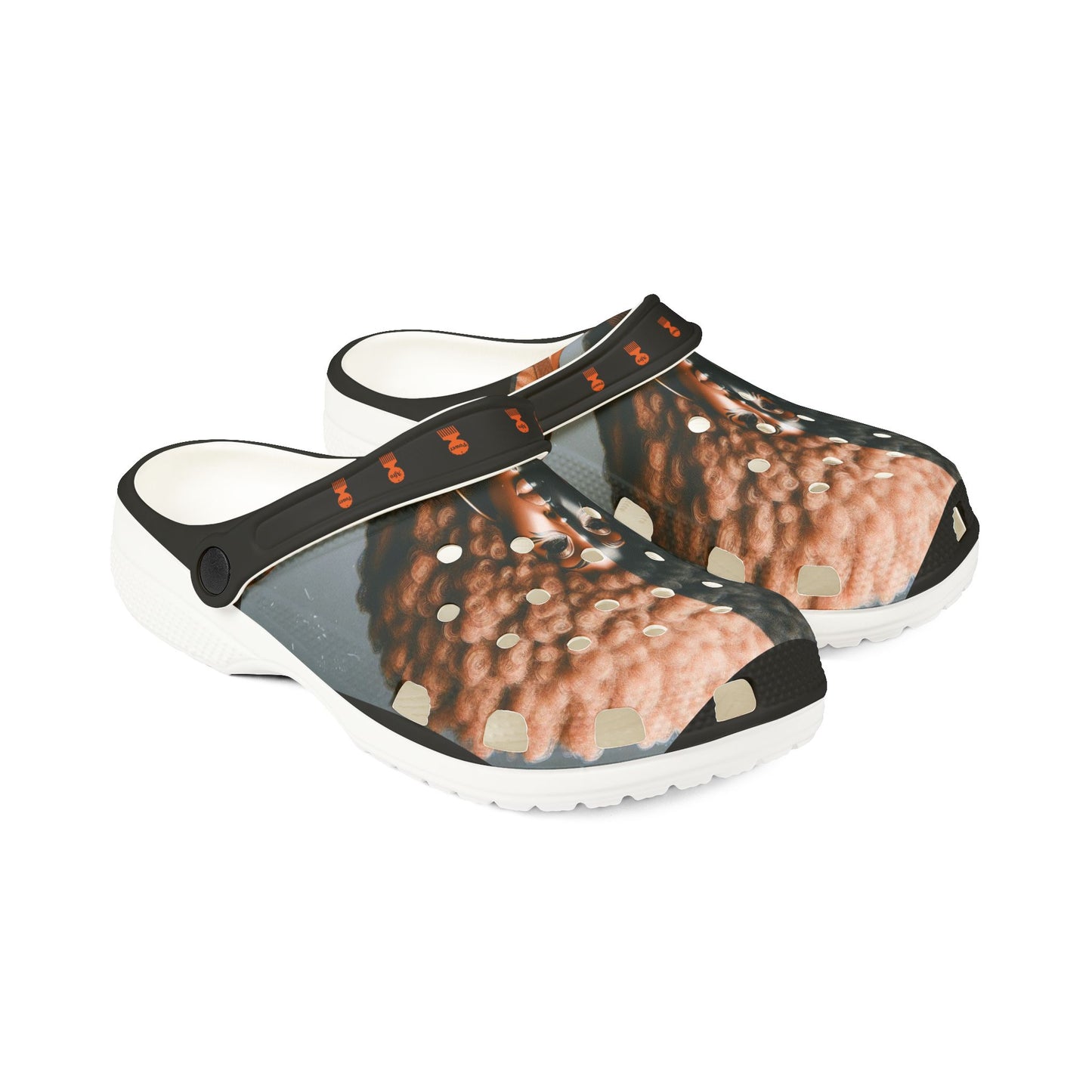 Afro Power EVA Foam Rubber Shoes (AOP) #AP6