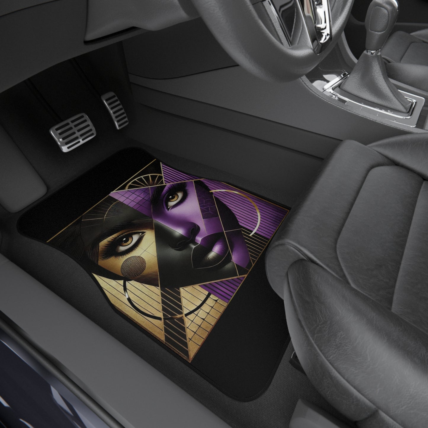 Abstract Beauty Car Mats (Set of 4) #AB2