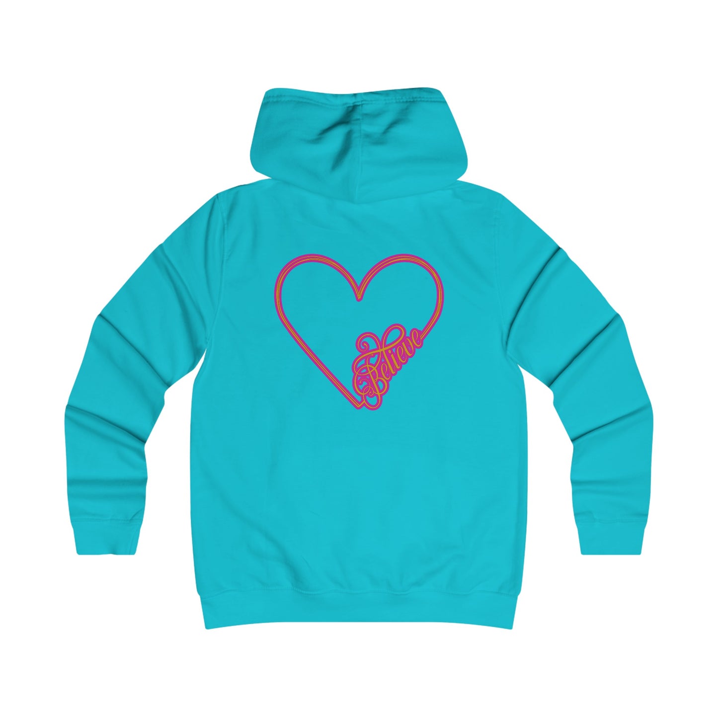 Believe Girlie College Hoodie #51