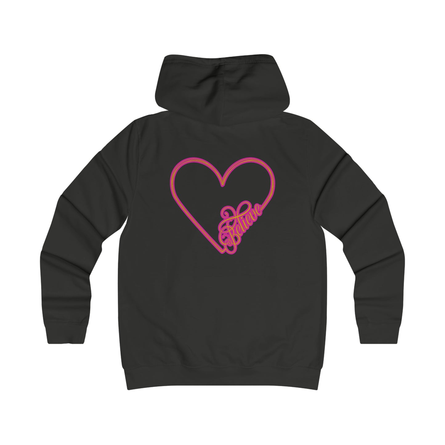 Believe Girlie College Hoodie #51