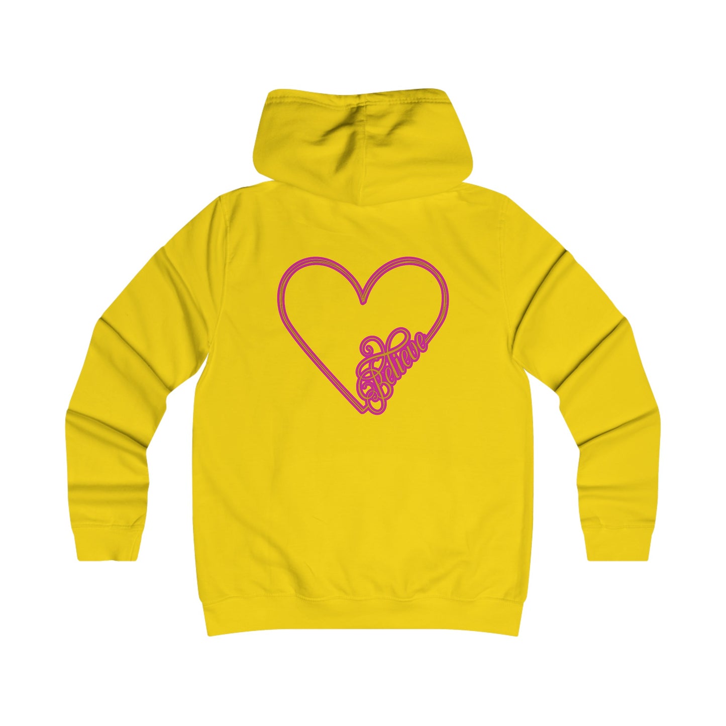 Believe Girlie College Hoodie #51