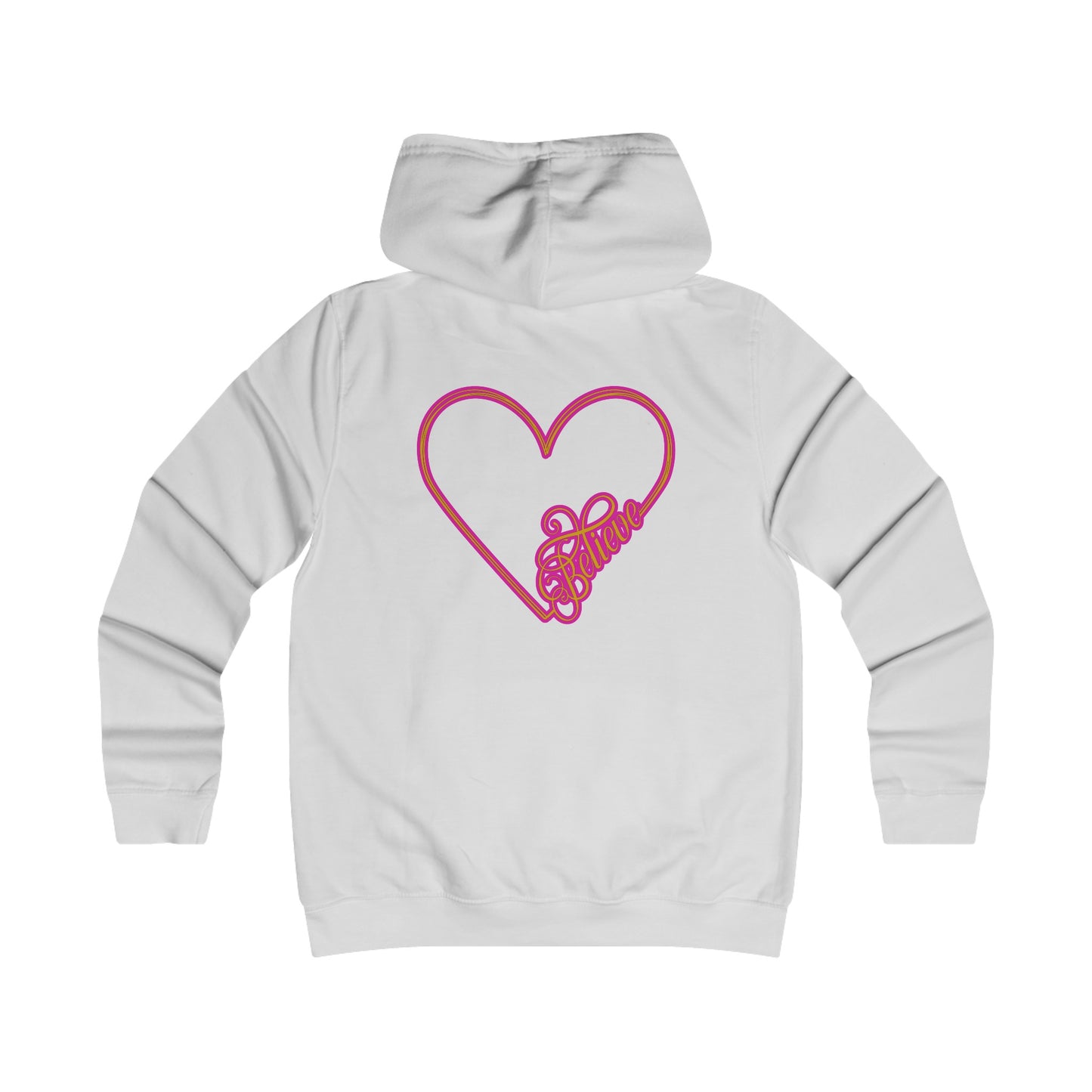 Believe Girlie College Hoodie #51