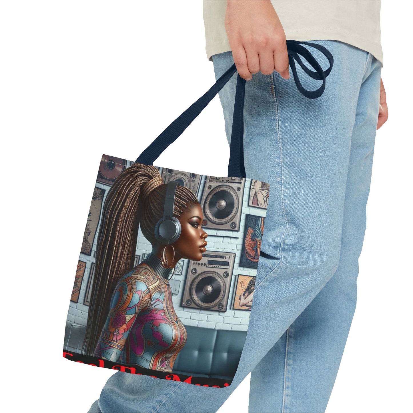 Feel The Music Tote Bag (AOP) #FM19