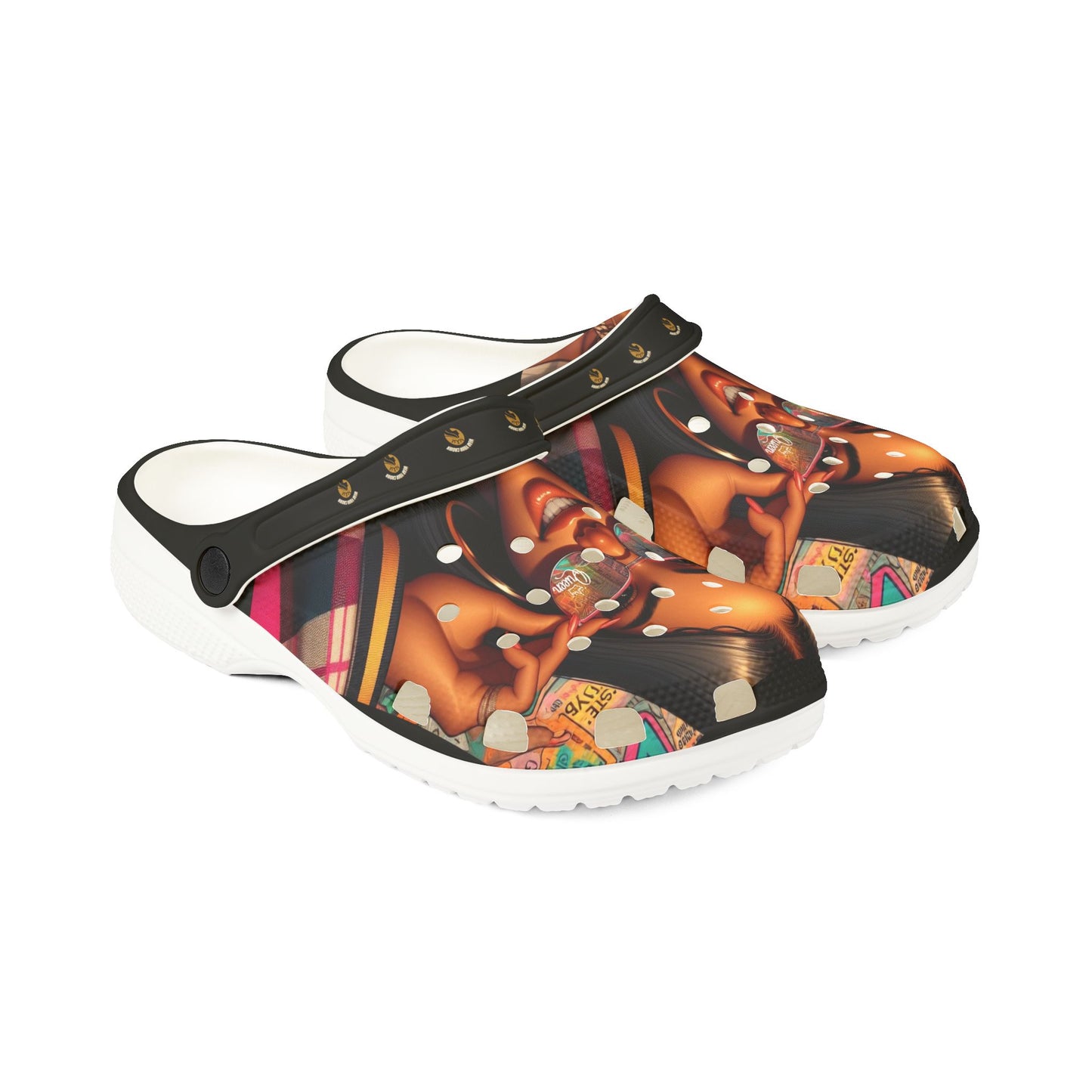 Queen-Wear Your Crown EVA Foam Rubber Shoes (AOP) #49U