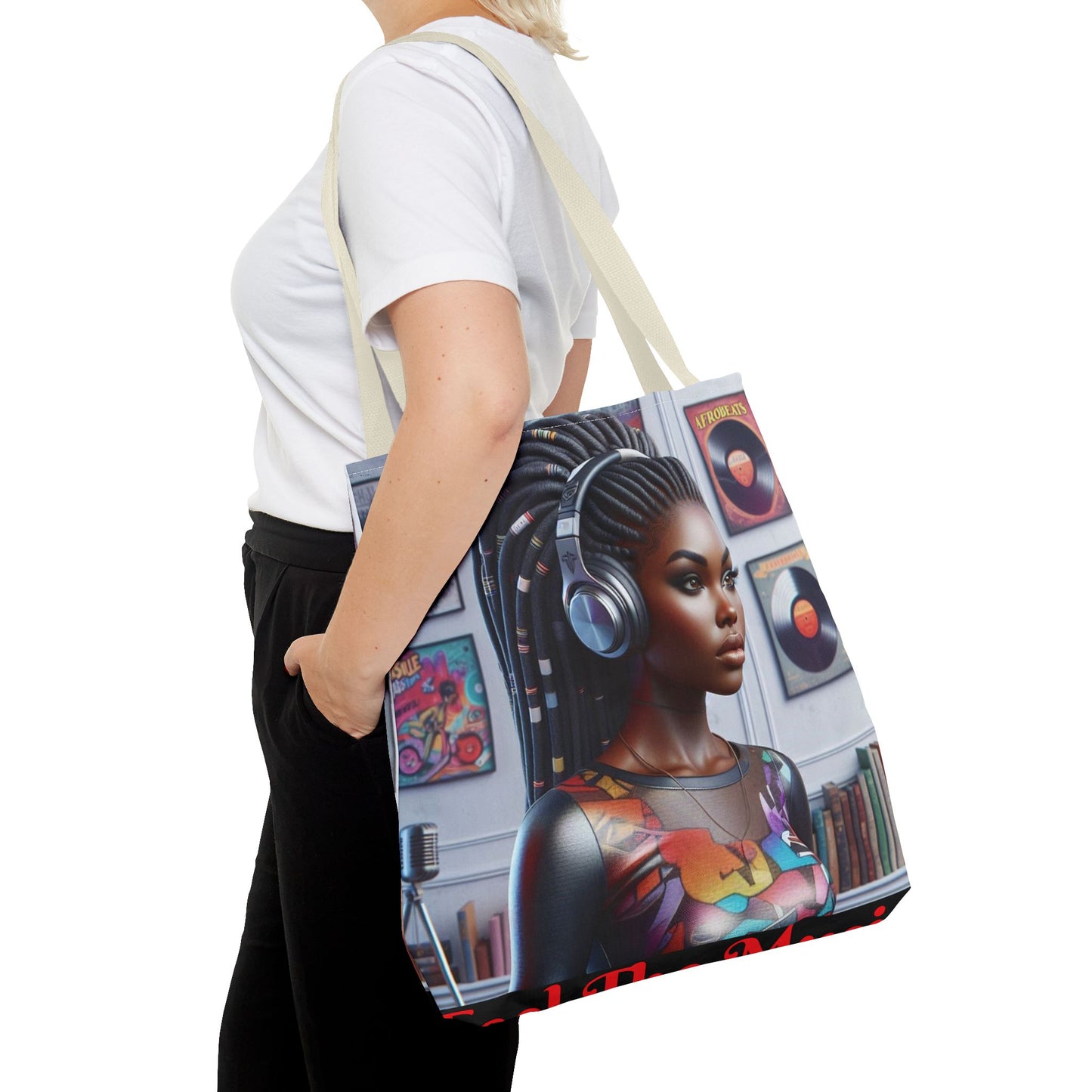 Feel The Music Tote Bag (AOP) #FM16