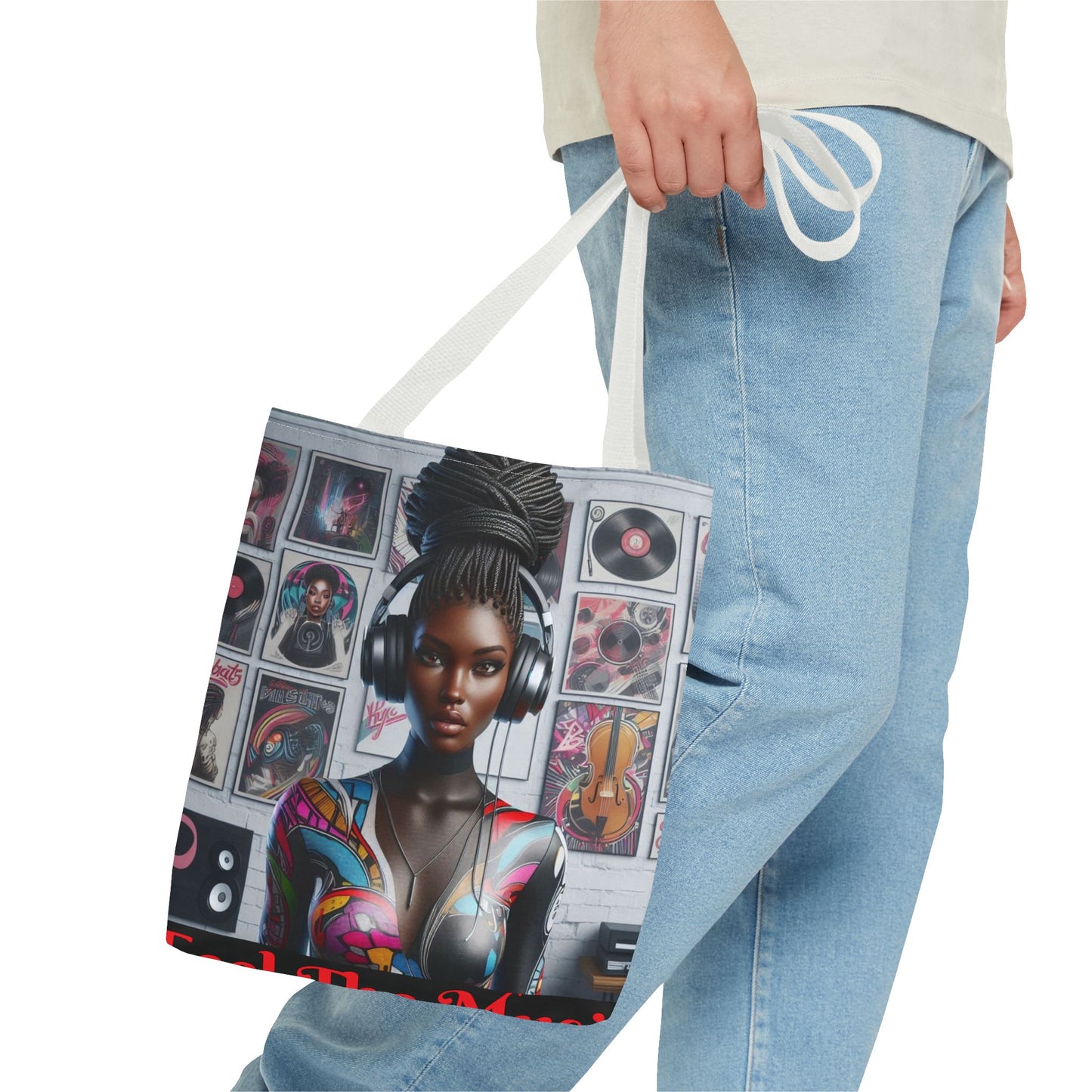 Feel The Music Tote Bag (AOP) #FM20