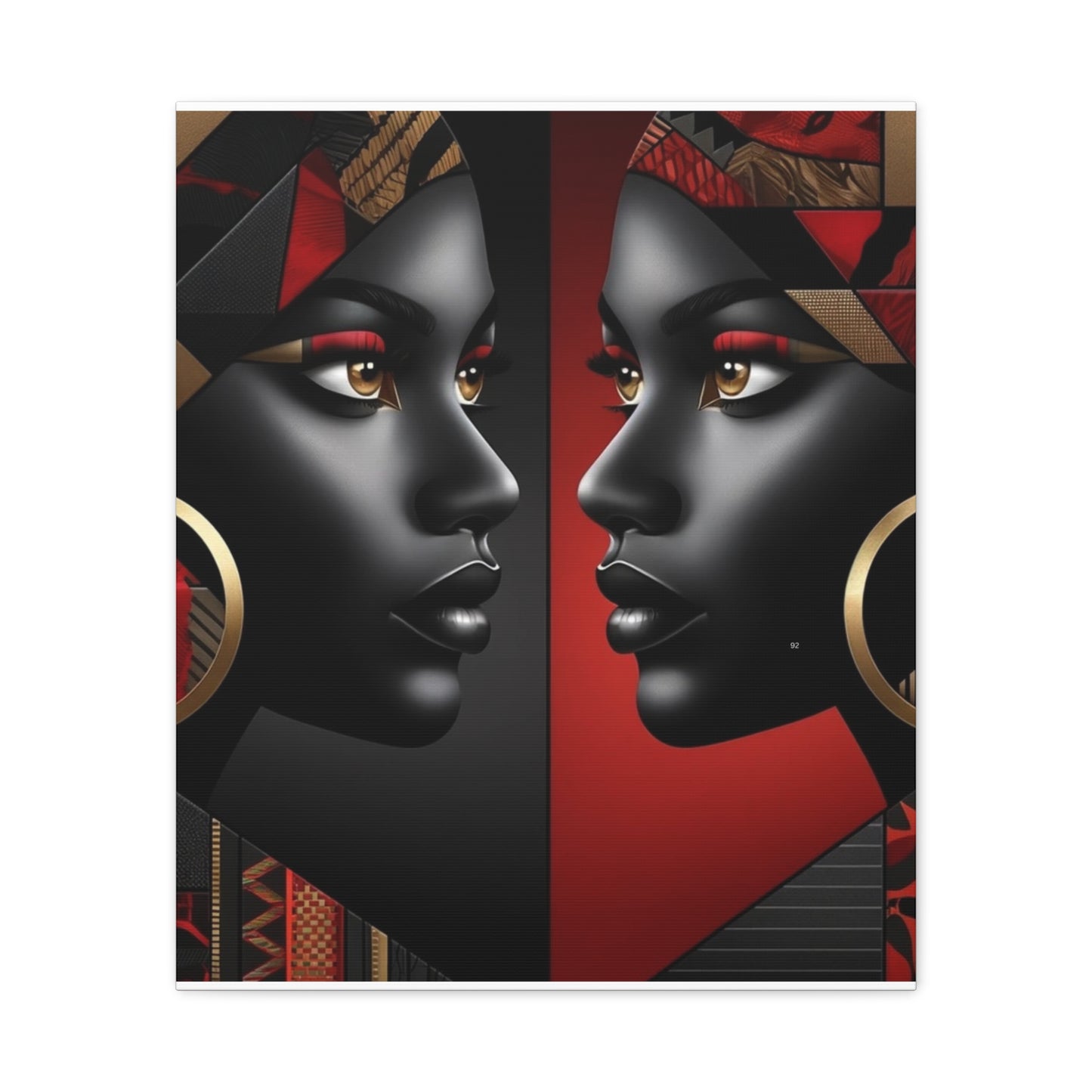 Dual Faced Matte Canvas, Stretched, 1.25" #DF1