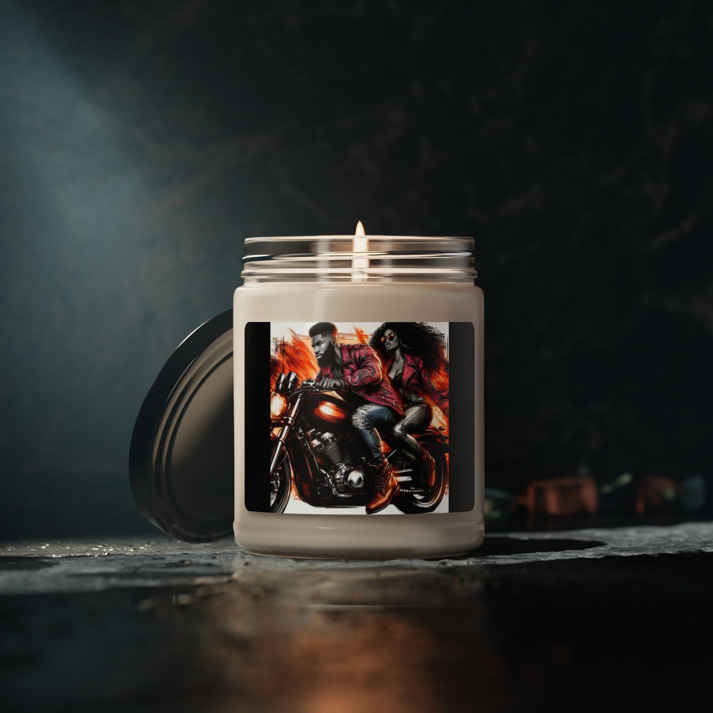 Born To Ride Scented Soy Candle, 9oz #13M