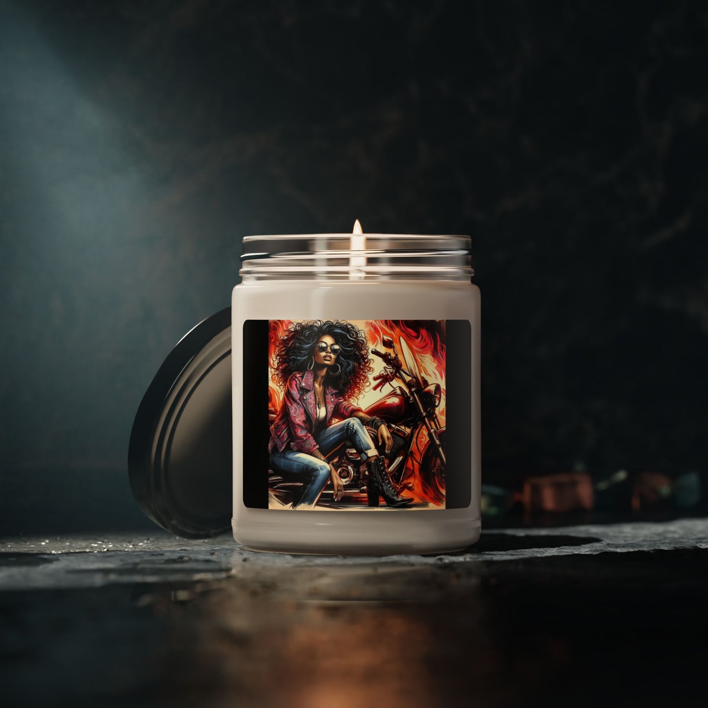 Born To Ride Scented Soy Candle, 9oz #13M