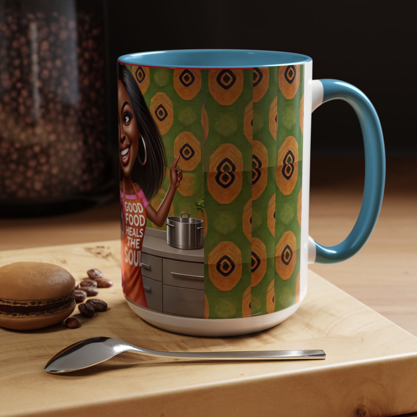 Soulful Bites and Kitchen Delights Accent Coffee Mug (11, 15oz) #SBKD1