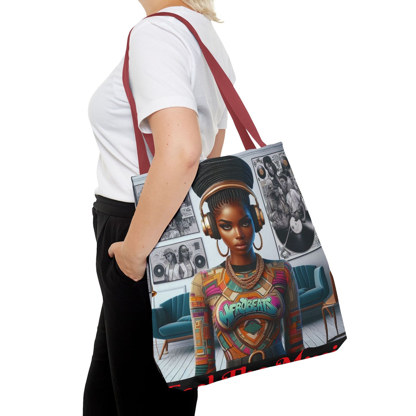Feel The Music Tote Bag (AOP) #FM13