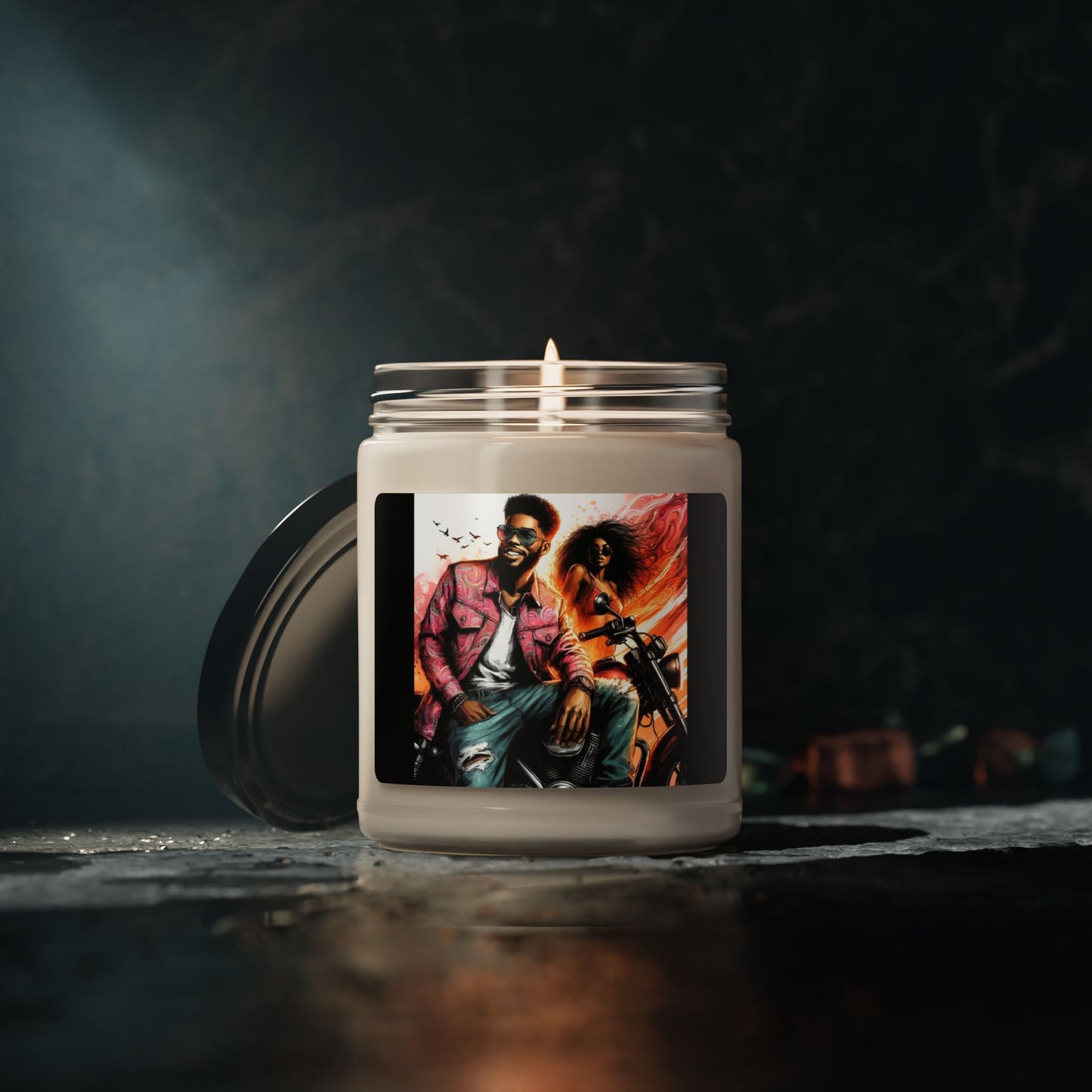 Born To Ride Scented Soy Candle, 9oz #13M