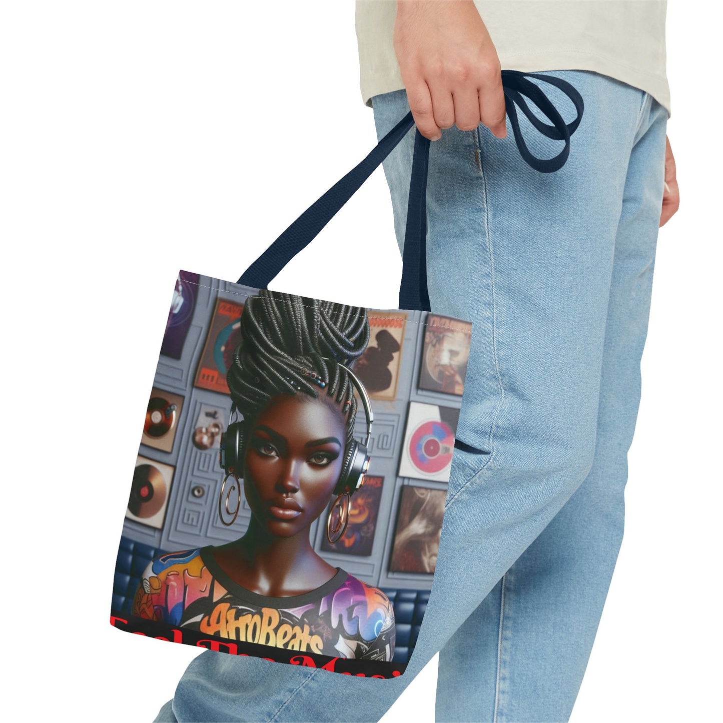Feel The Music Tote Bag (AOP) #FM15