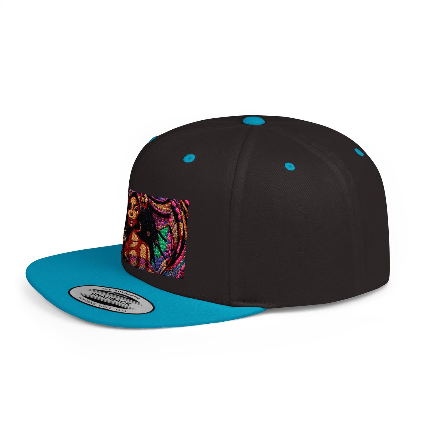 Divinity Luxury Flat Bill Snapback Hat - Bold Statement Headwear #DL1