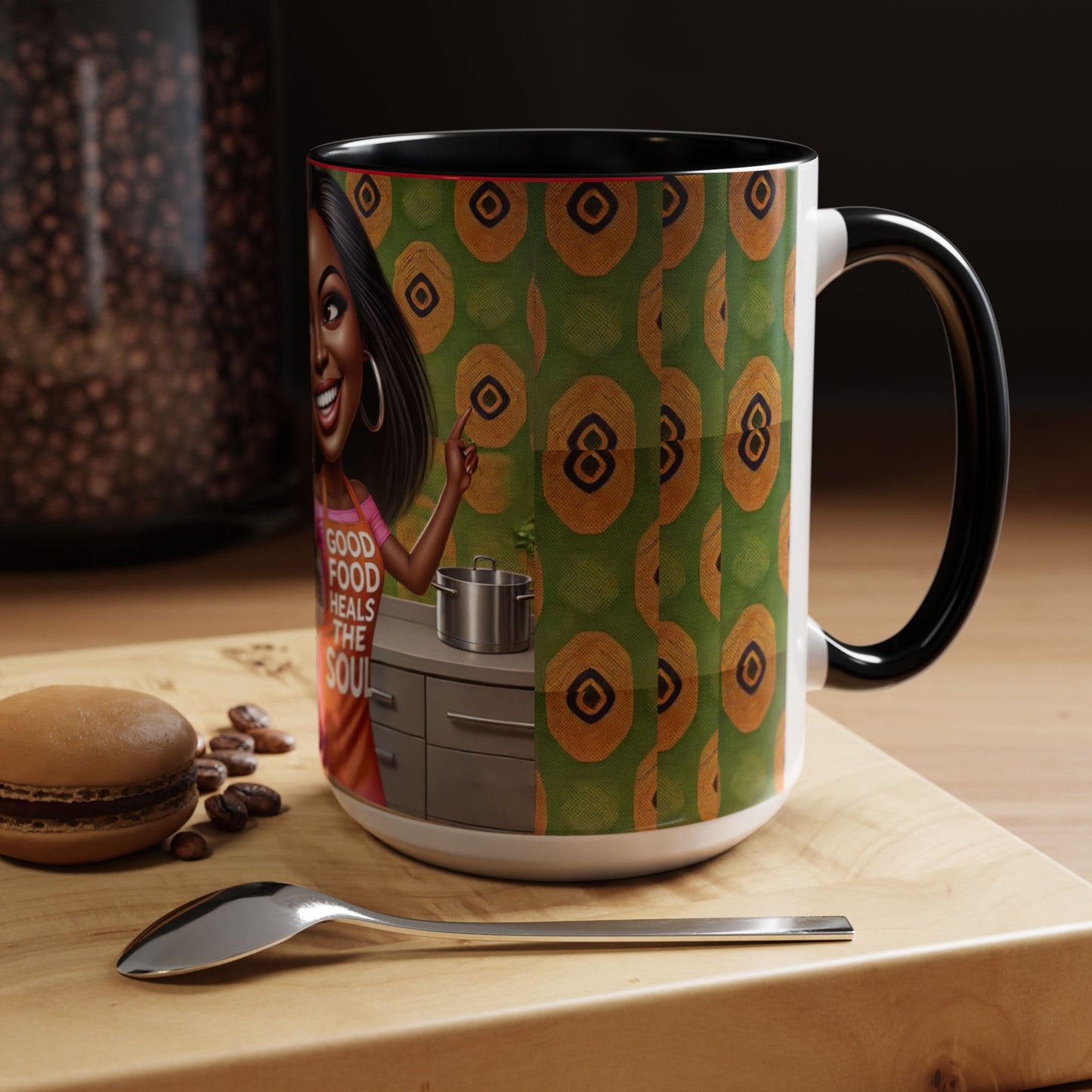 Soulful Bites and Kitchen Delights Accent Coffee Mug (11, 15oz) #SBKD1