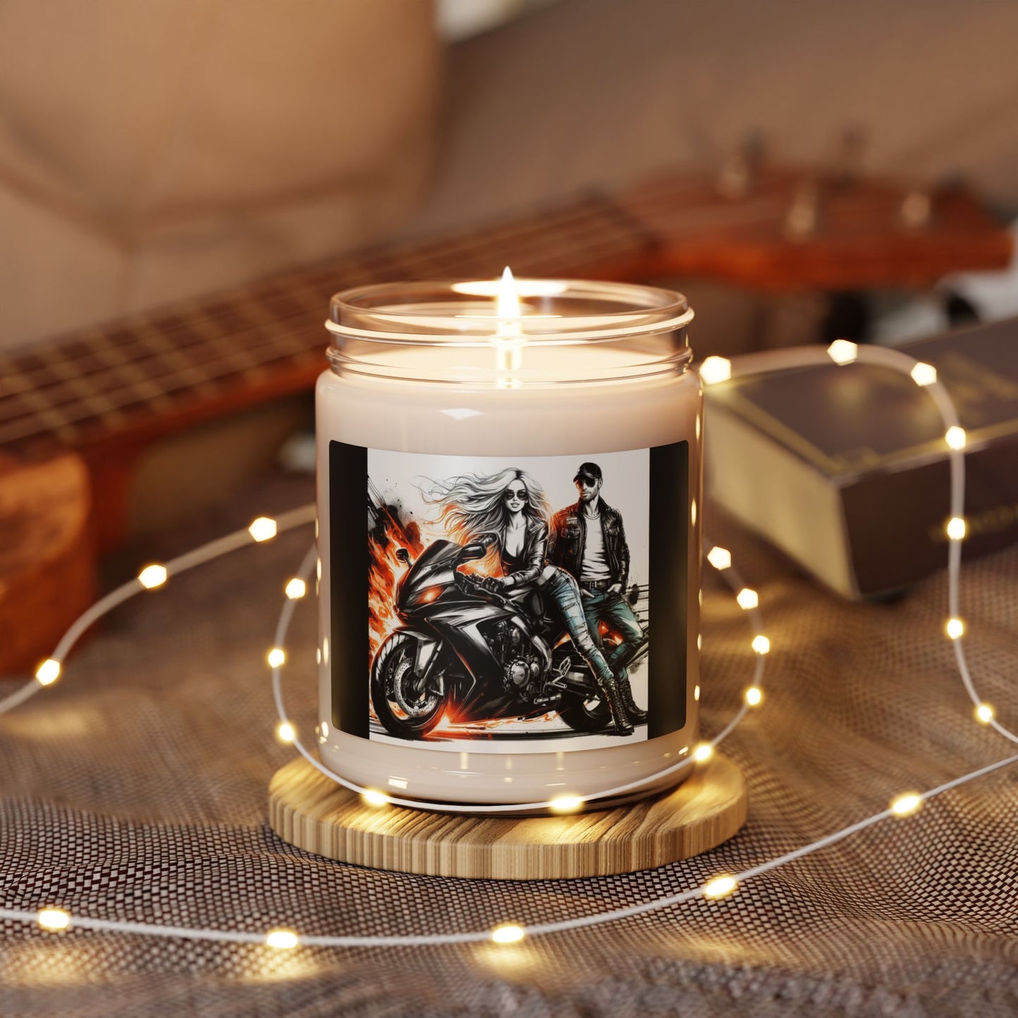 Born To Ride Scented Soy Candle, 9oz #13M