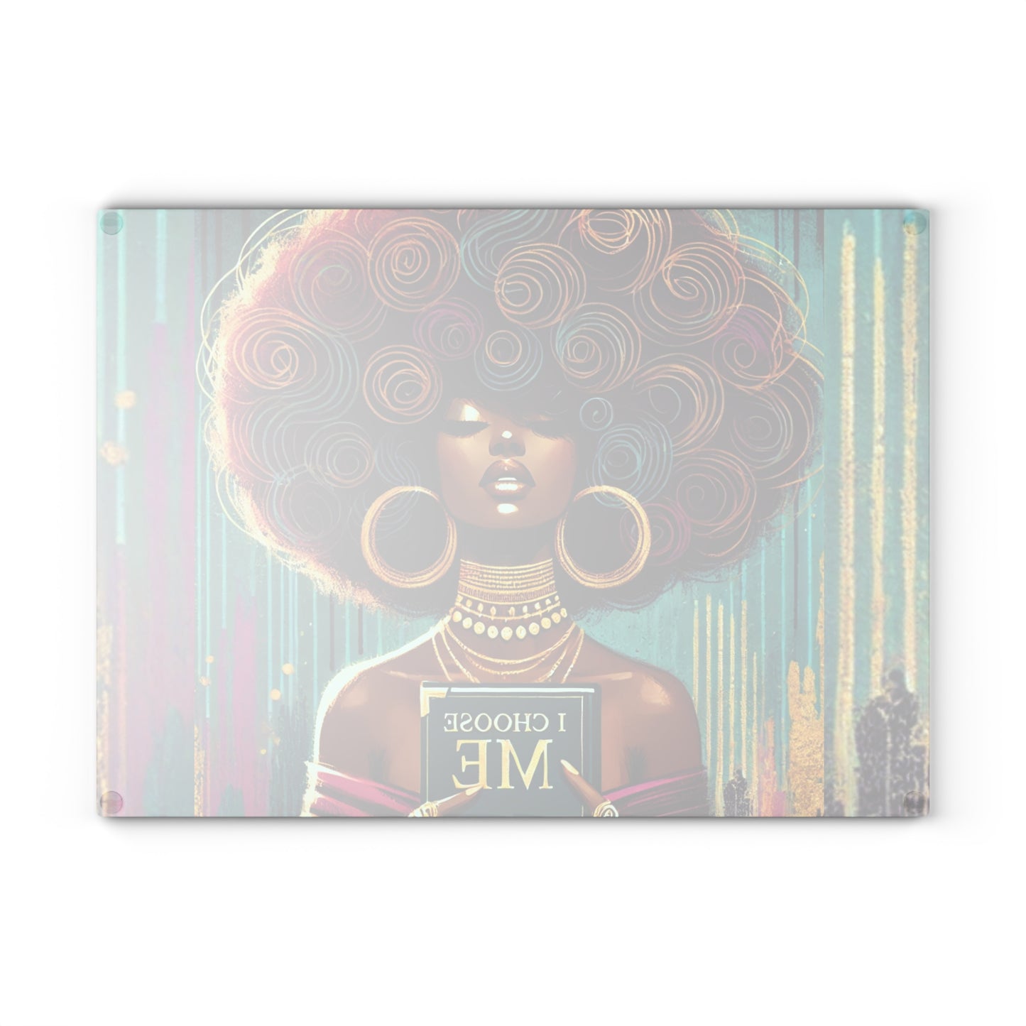 I Choose Me Glass Cutting Board #ICM1