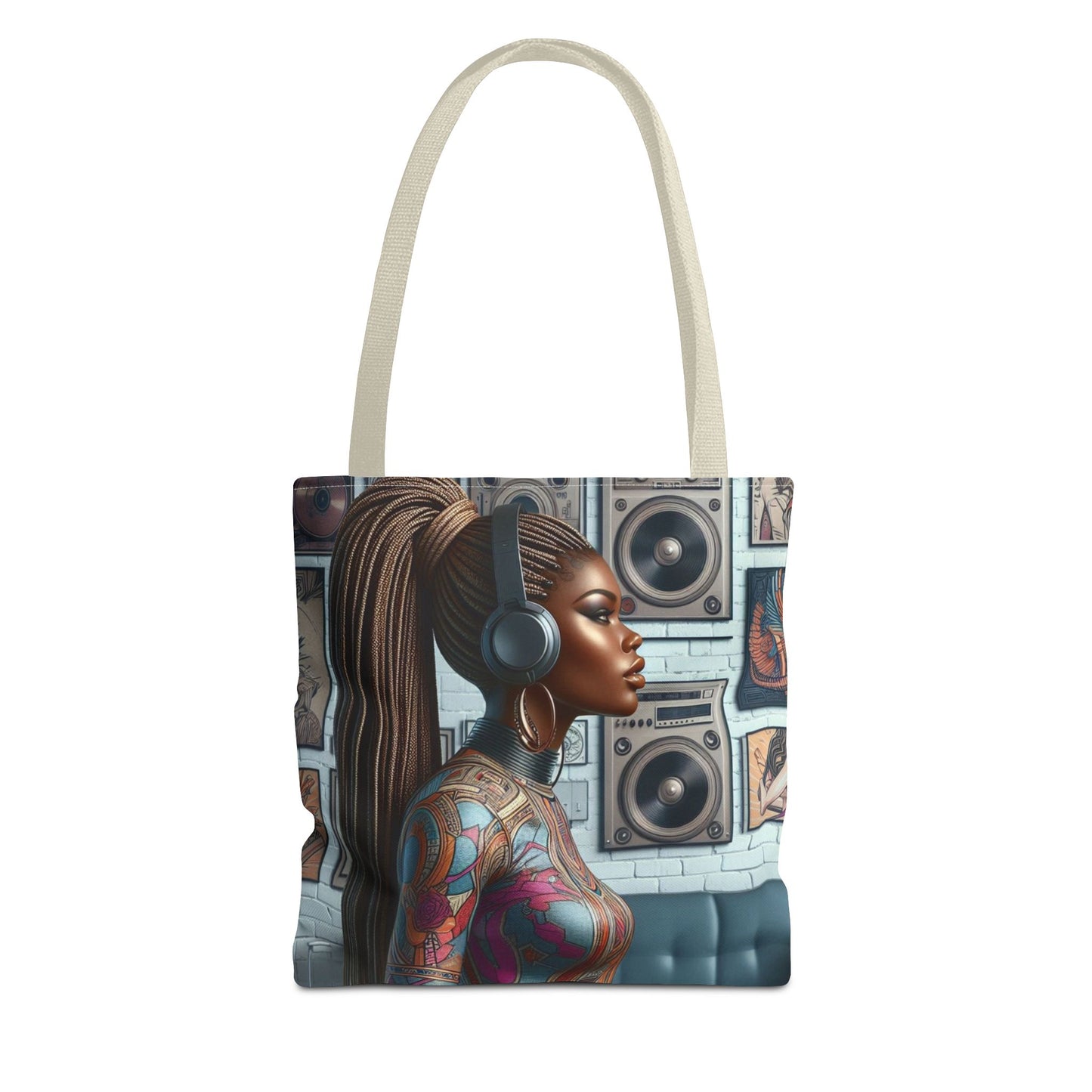 Feel The Music Tote Bag (AOP) #FM19