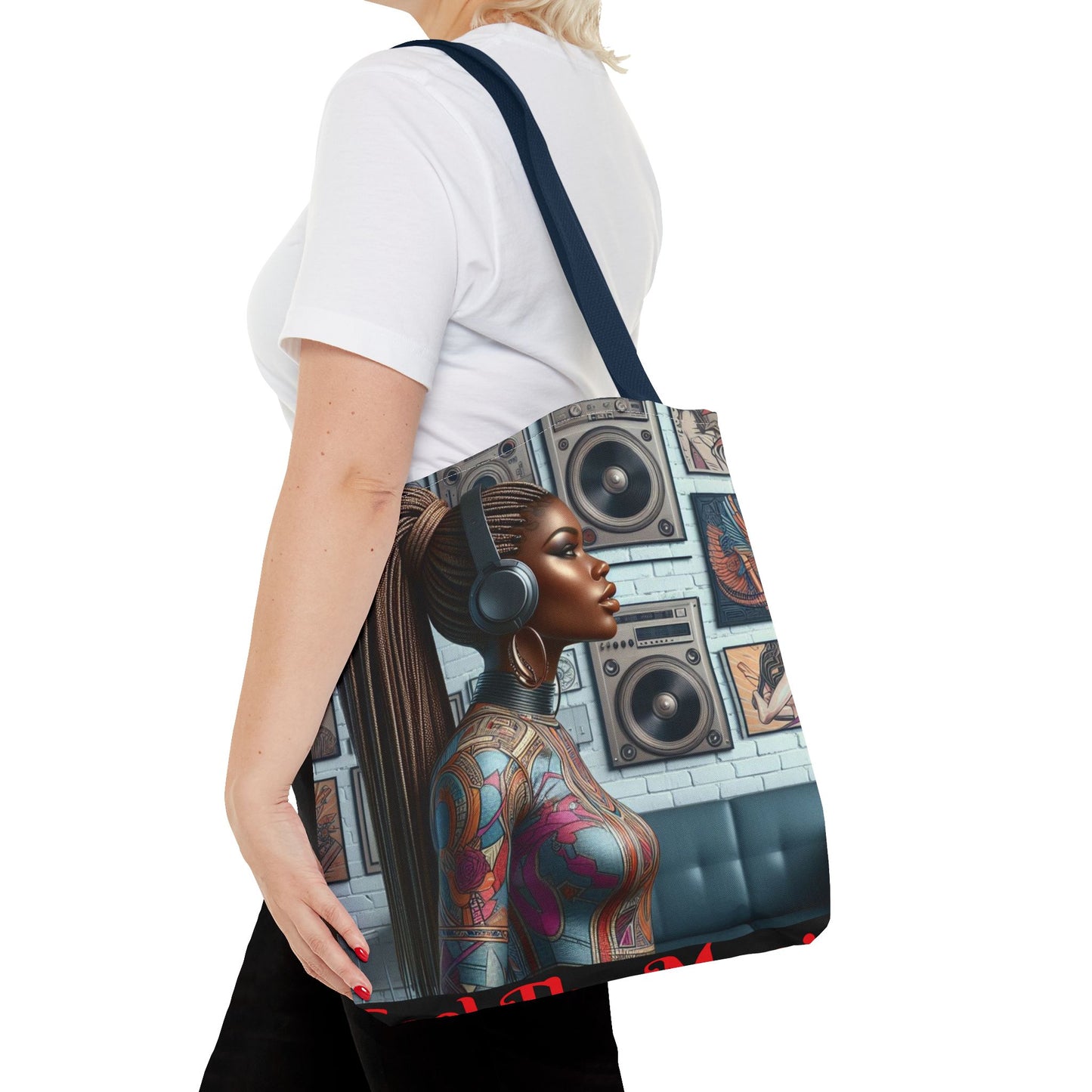 Feel The Music Tote Bag (AOP) #FM19