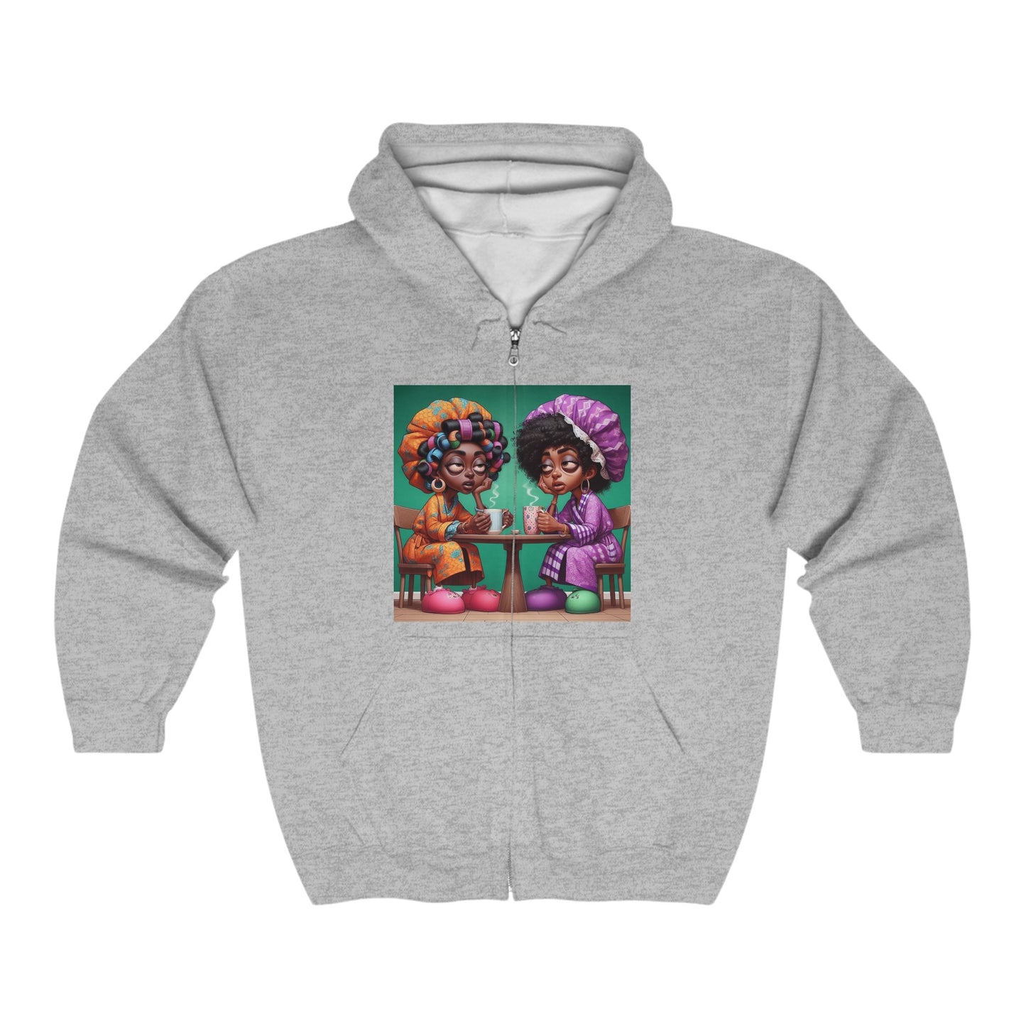 Monday Vibes Unisex Heavy Blend™ Full Zip Hooded Sweatshirt #MV5