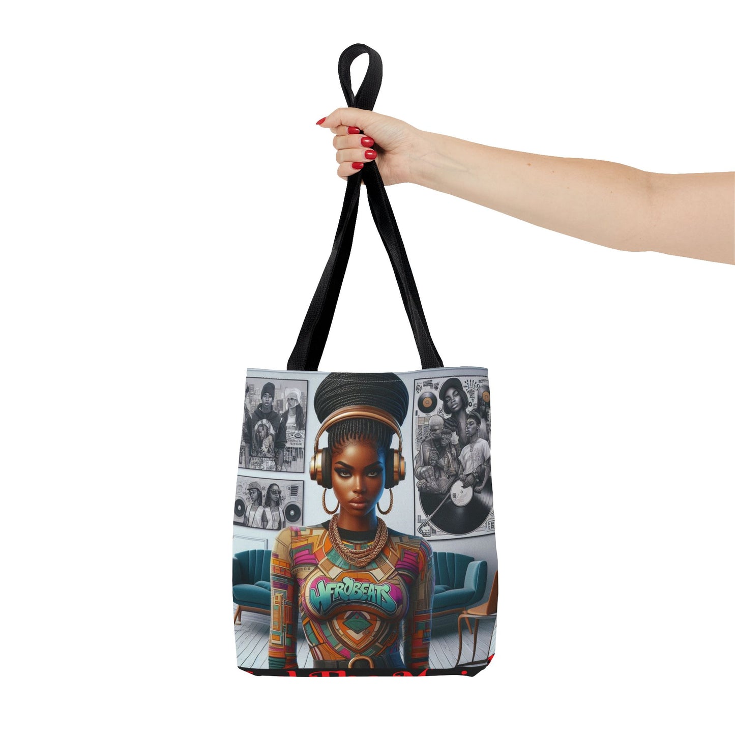 Feel The Music Tote Bag (AOP) #FM13
