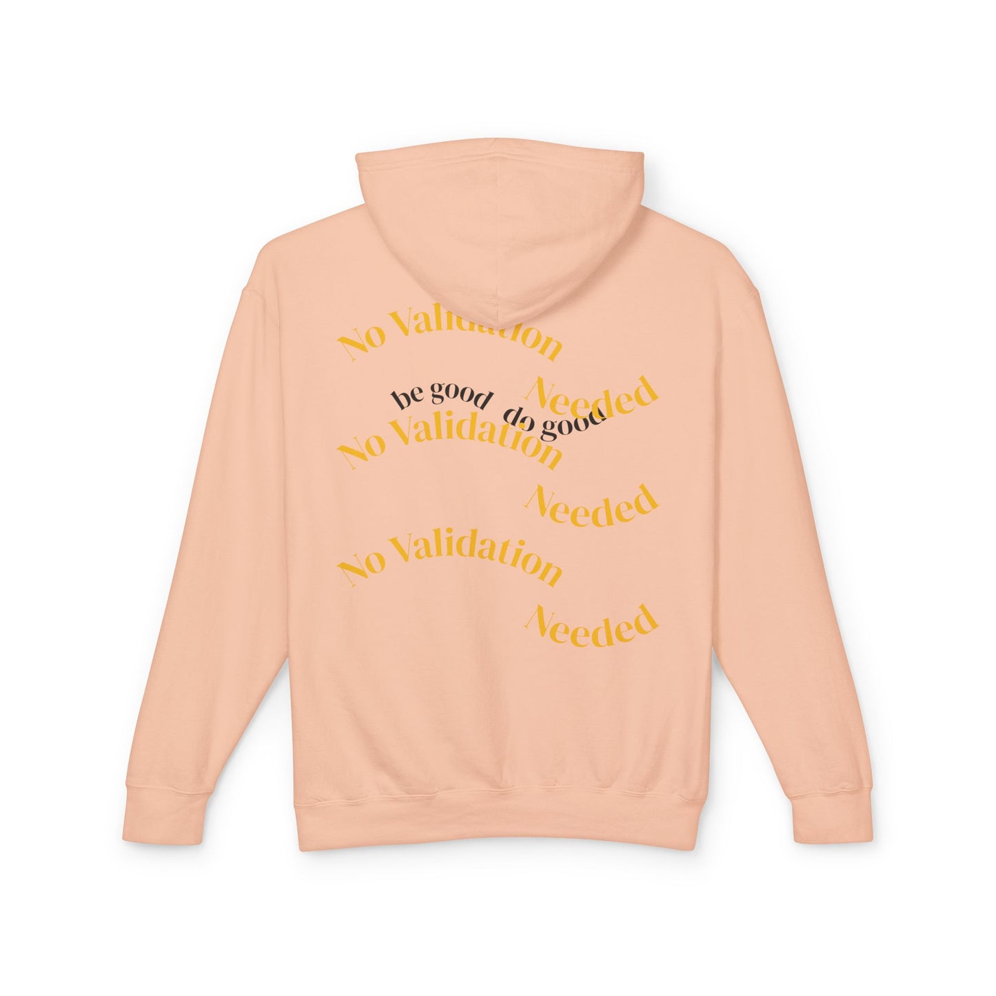 Empowering Affirmations Lightweight Hoodie, Inspirational Sweatshirt, Self Love