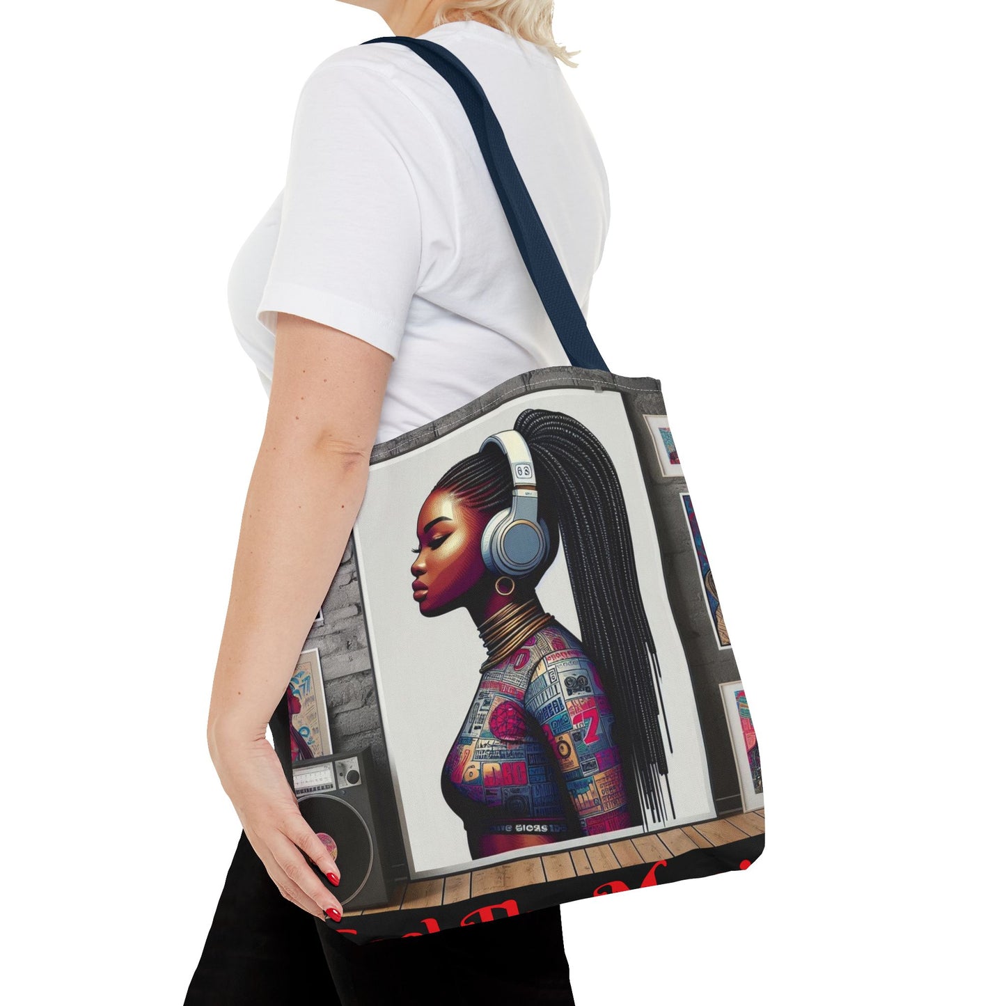 Feel The Music Tote Bag (AOP) #FM3
